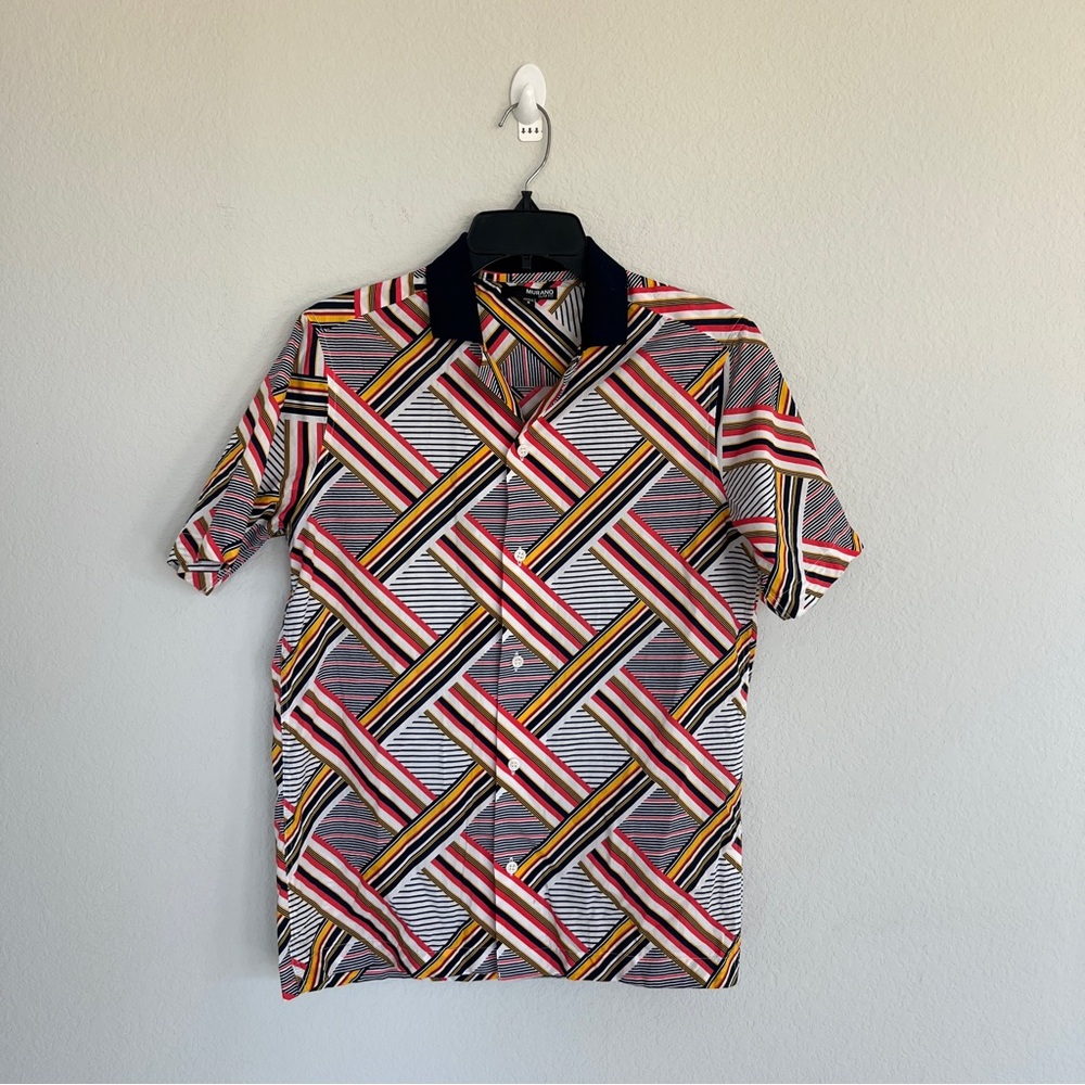 Murano Men’s Printed Short Sleeve Tee Size Small